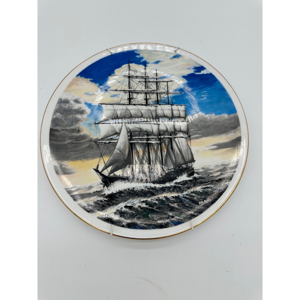 Royal Kendal Collector Plate Howard D Troop Sailing Ship Maritime Art 10inch